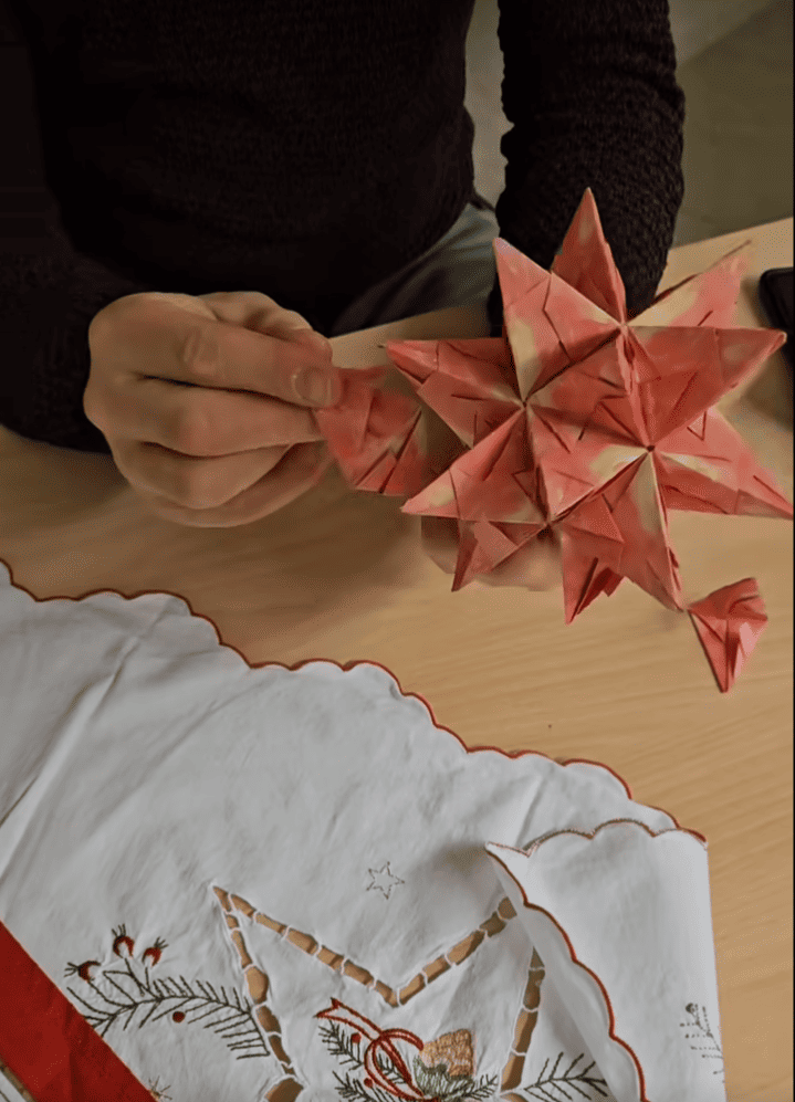 Weihnachtsbastel Stern