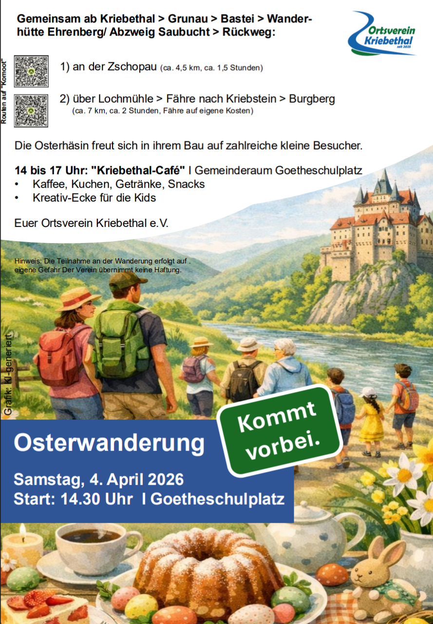 Osterwanderung Plakat