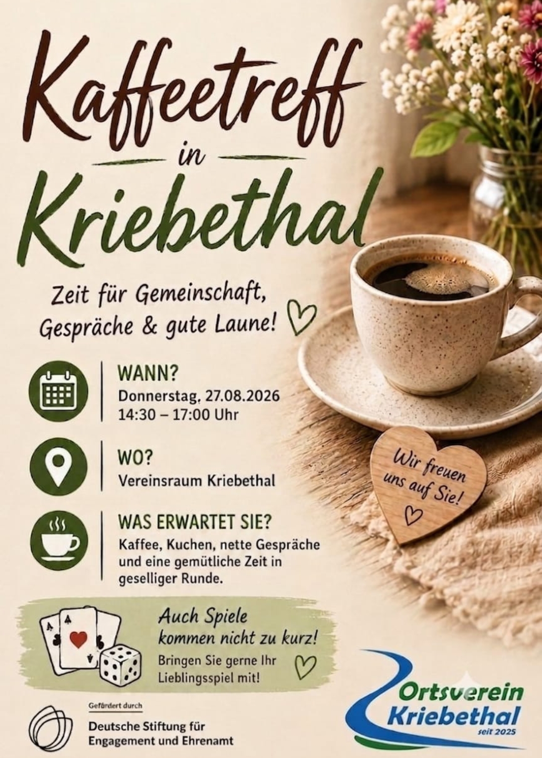 Kaffeetreff 27.08.2026